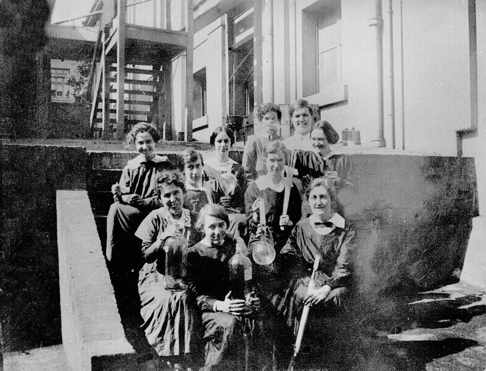 Group of Female Second Year Science Students