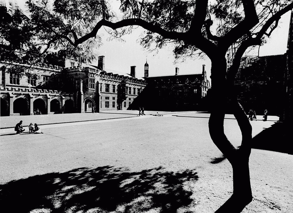 Quadrangle Looking Northwest to Administration Building