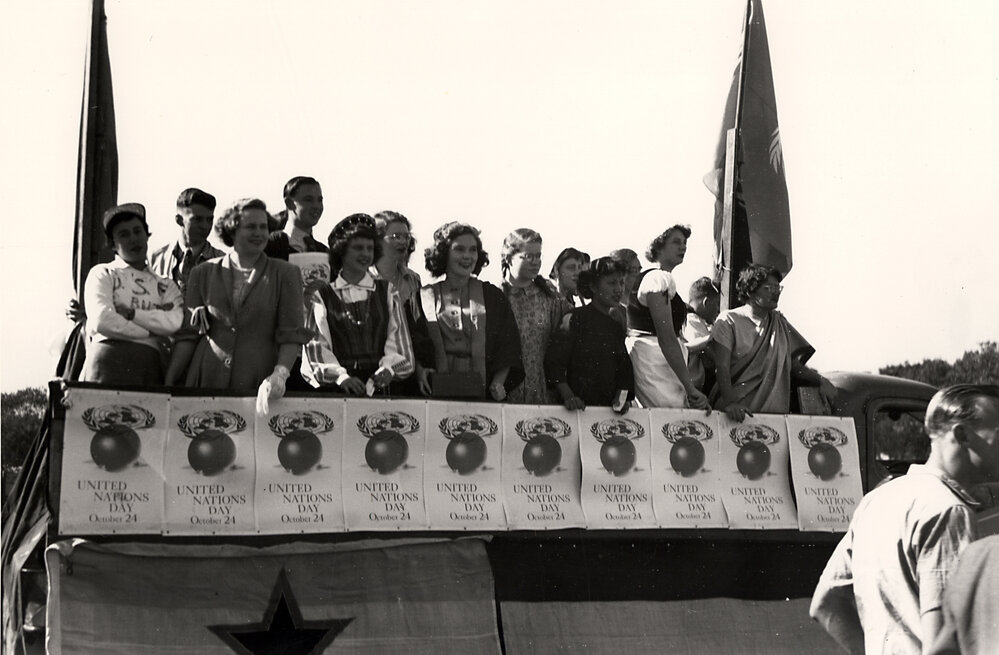 United Nations Commem Day Floats
