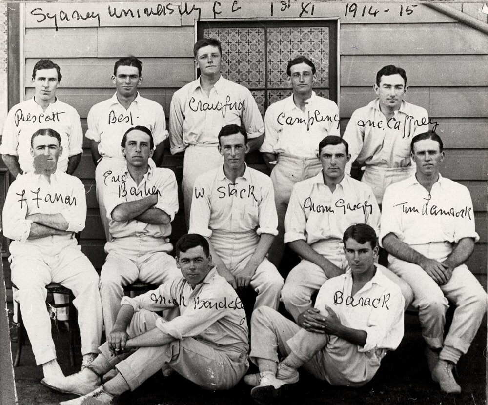 Cricket Club First Eleven, 1915