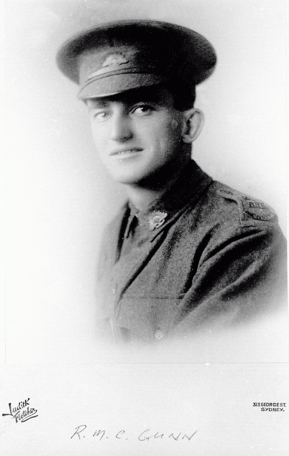 Reginald Montagu Cairns Gunn, Emeritus Professor, Veterinary Science, in WW1 Uniform