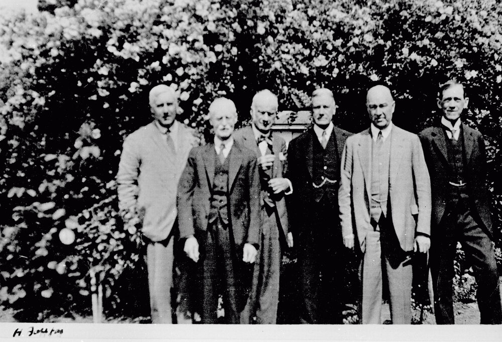 H Fairfax, ? Backhouse, W Hanson, OE Friend, GH Abbott