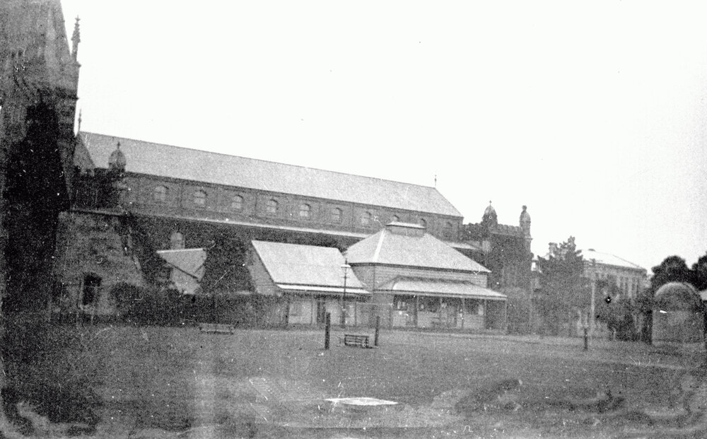 View North Across The Incomplete Quadrangle To Macleay Museum
