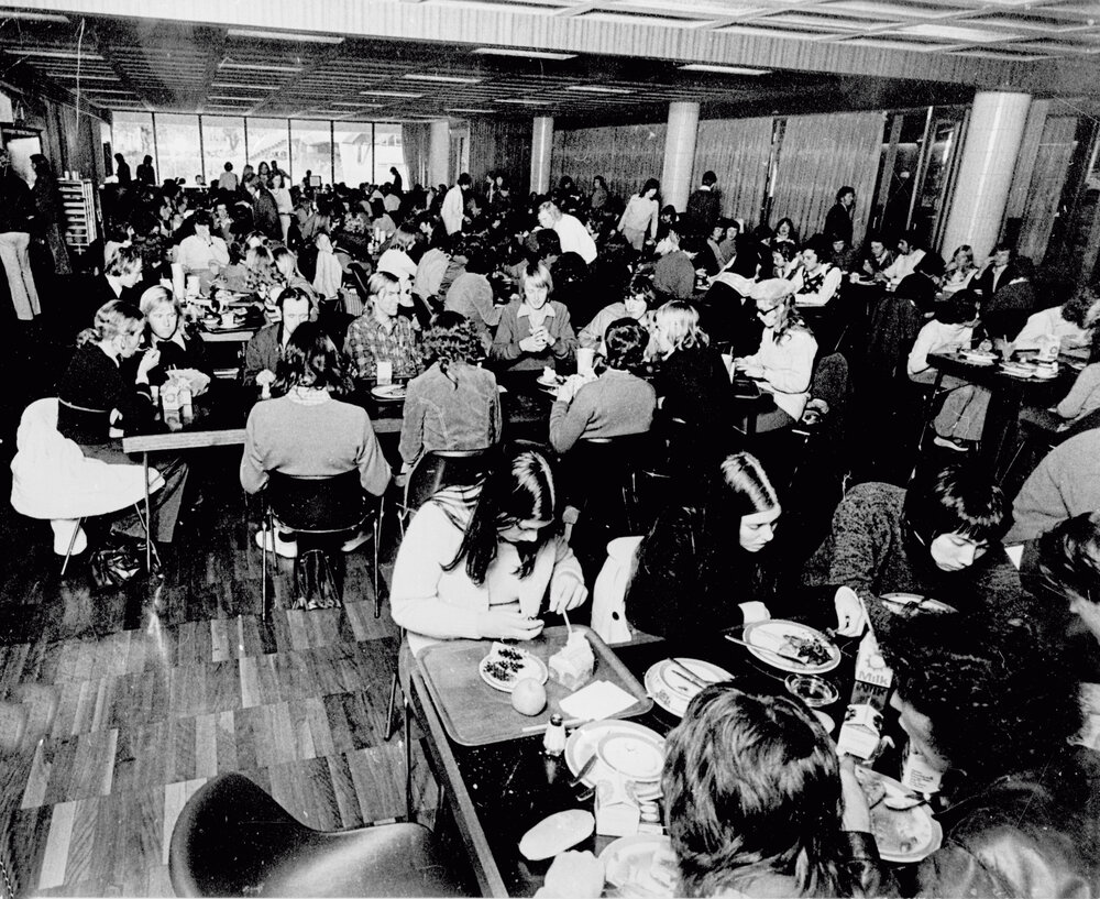 Interior of Wentworth Cafeteria
