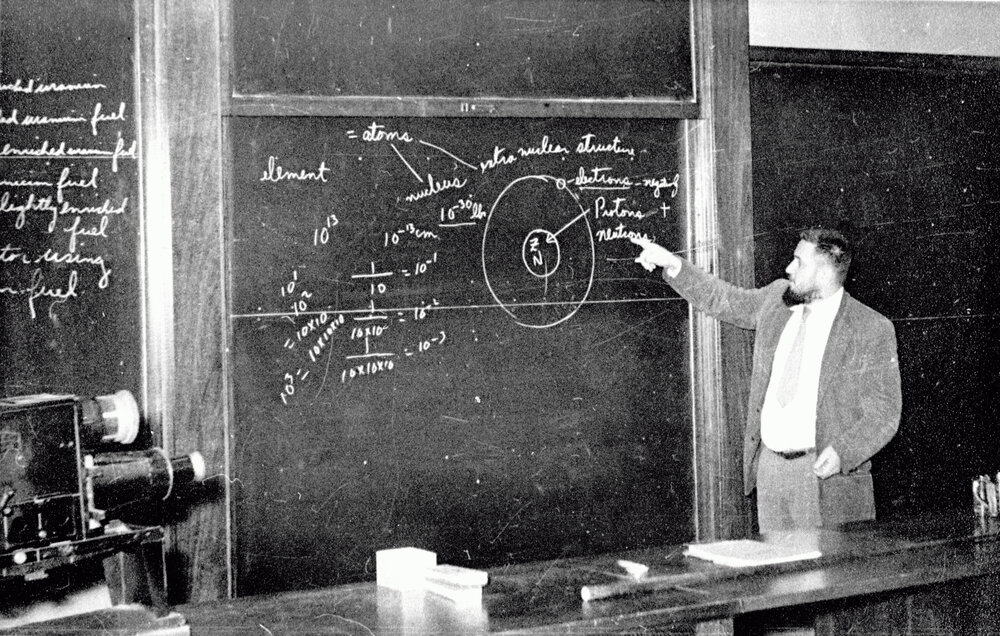 Professor Harry Messel Teaching