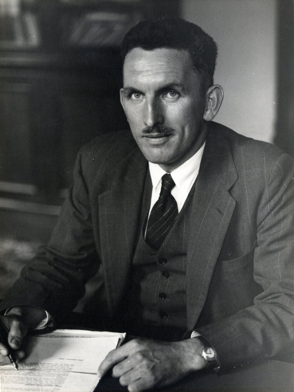 Wilson Harold Maze on the Day He Was Appointed Registrar