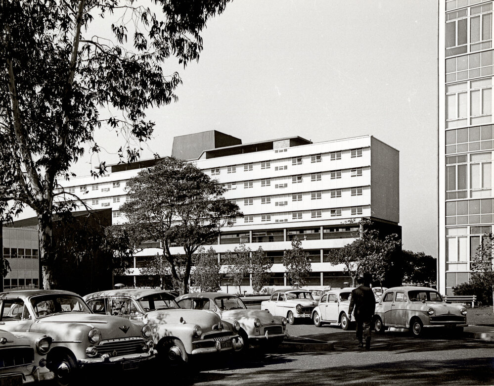 Carslaw Building from Eastern Avenue
