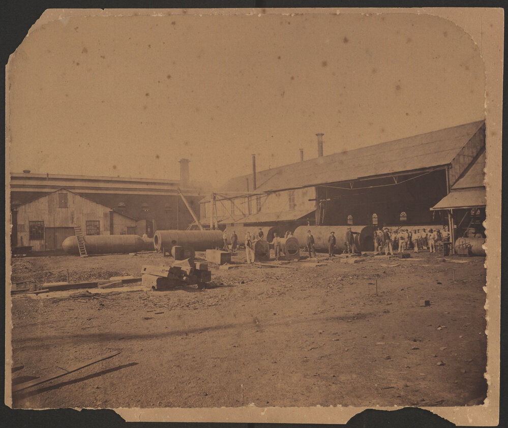 Barker St Works, Owned by PN Russell &amp; Company, Closed in 1875