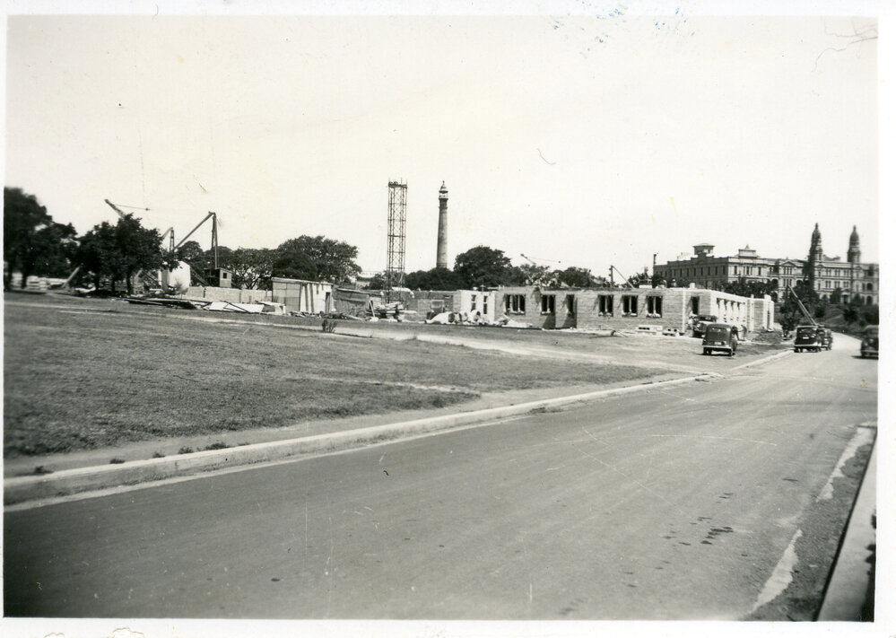 Early Stage in Erection of Standards and Radiophysics Laboratories (National Standards Building)
