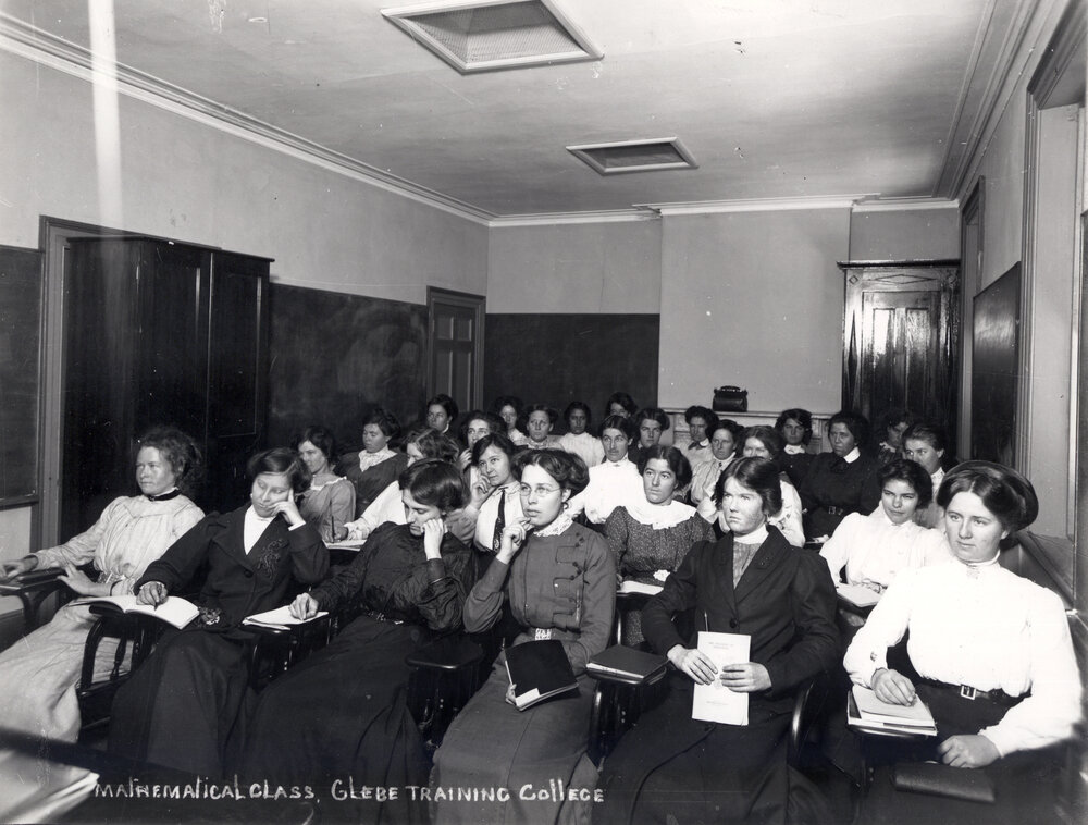 Women in Mathematics Class at Hereford House, Sydney Teachers College (STC)