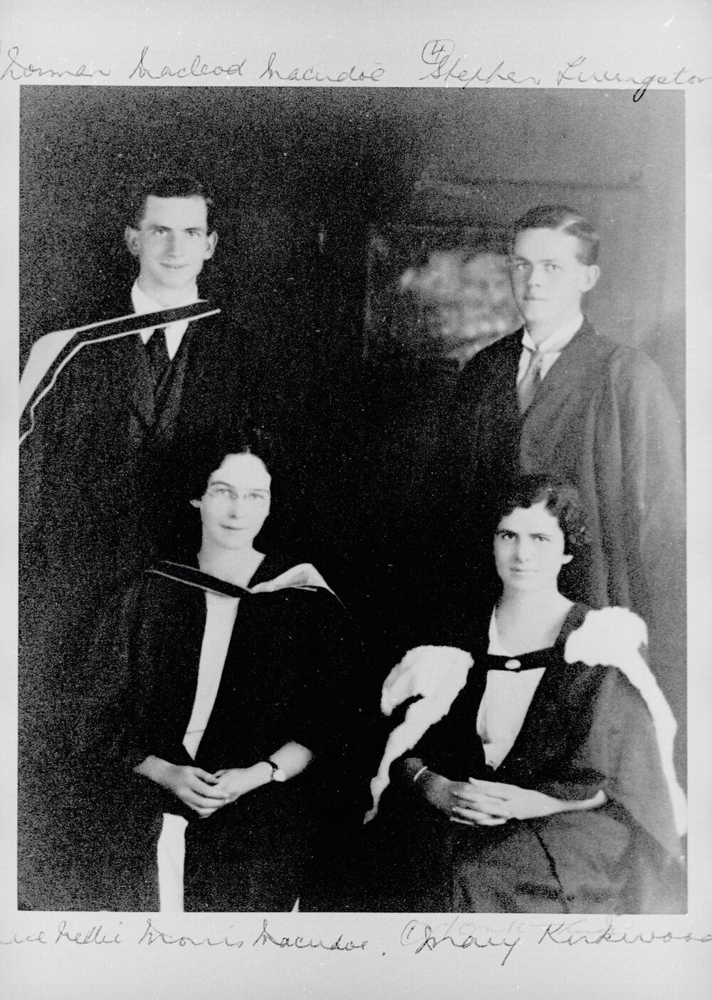 Macindoe Family in Academic Dress