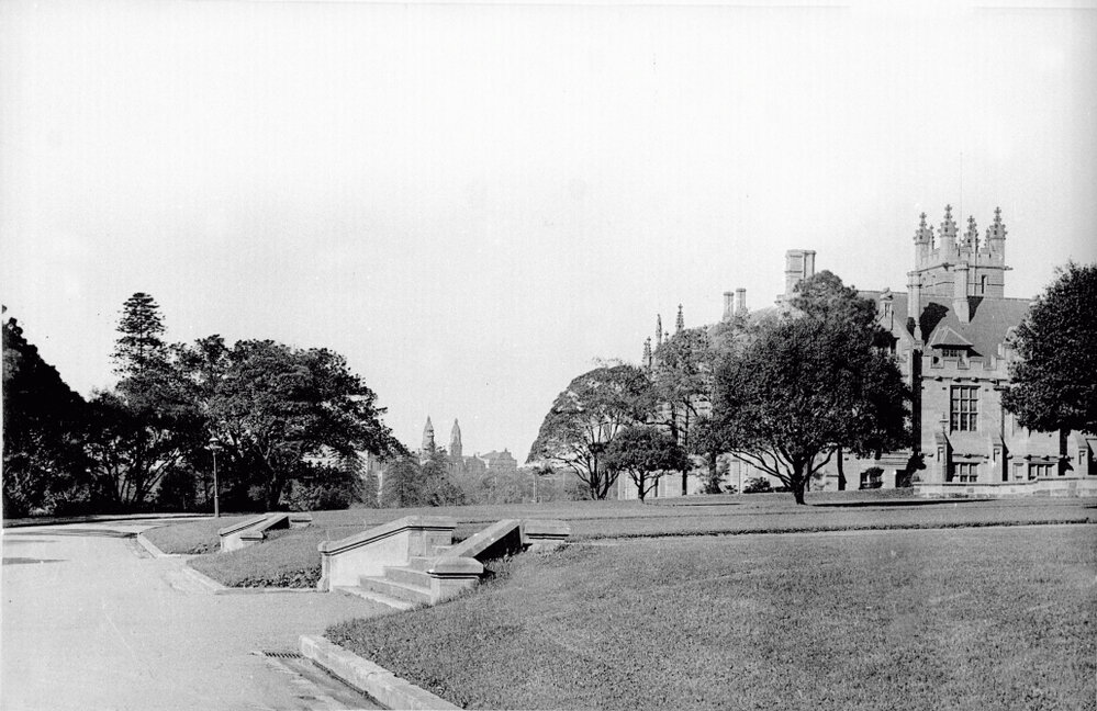 University Front Lawn and Anderson Stuart Building  