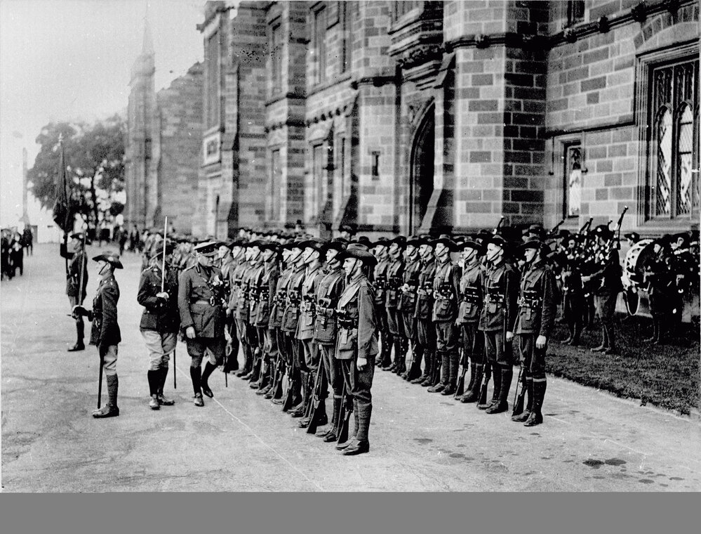 War Memorial Carillon Inauguration, Anzac Day 
