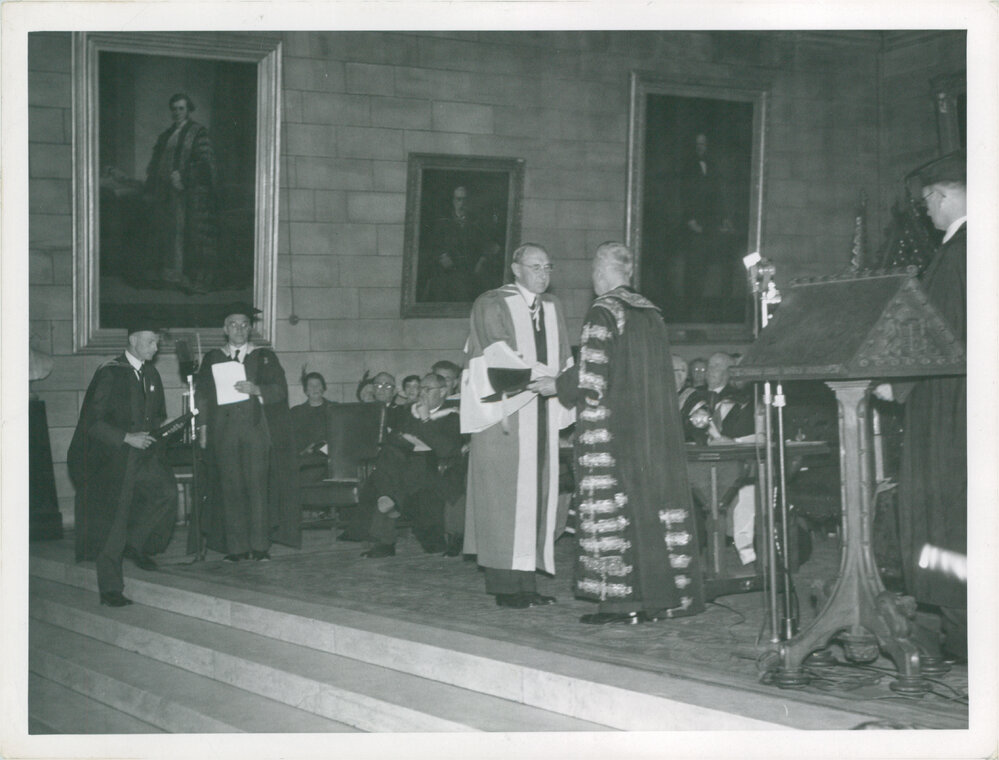 Centenary Celebrations - Conferring of Honorary Degree upon Dr Norman McAlister Gregg