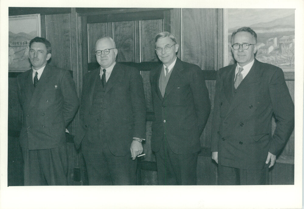 Mr WH Maze, Prof. Roberts, Dr Corrant, Prof. McRae