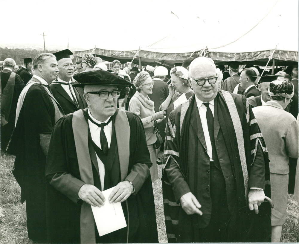Professor JL Still and Sir Stephen Roberts