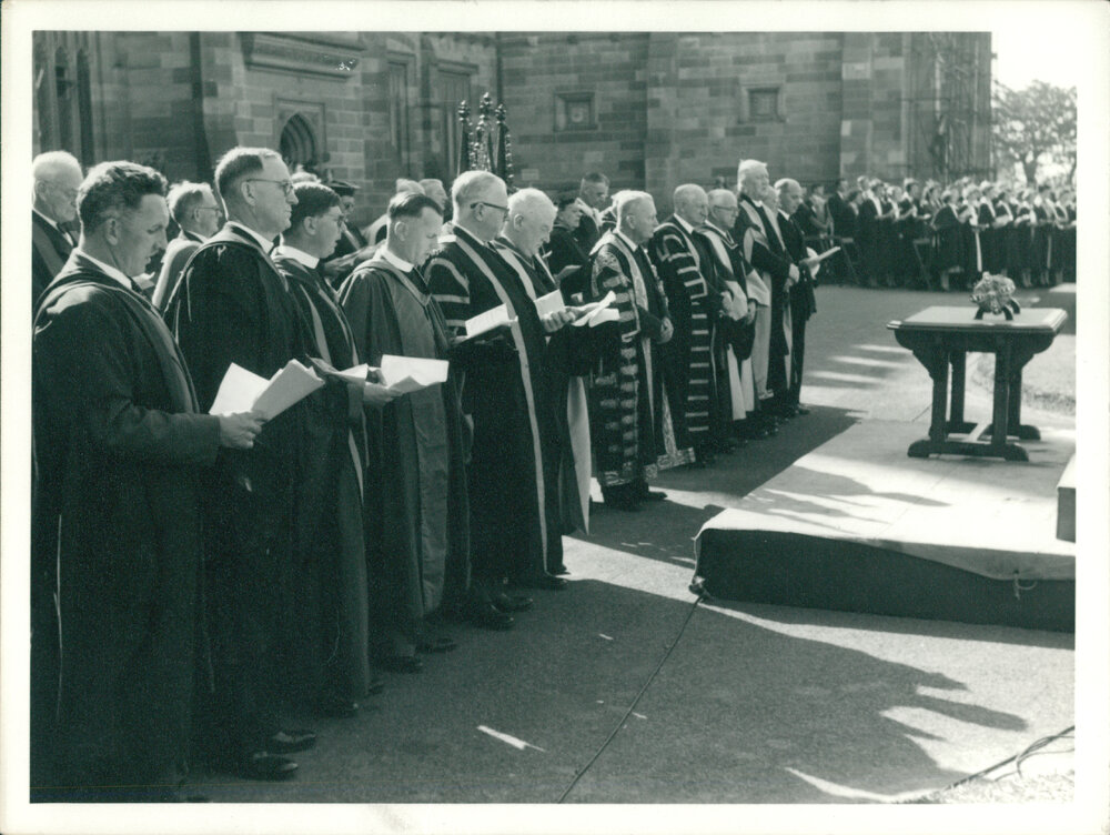 Commemoration of Benefactors, 1954