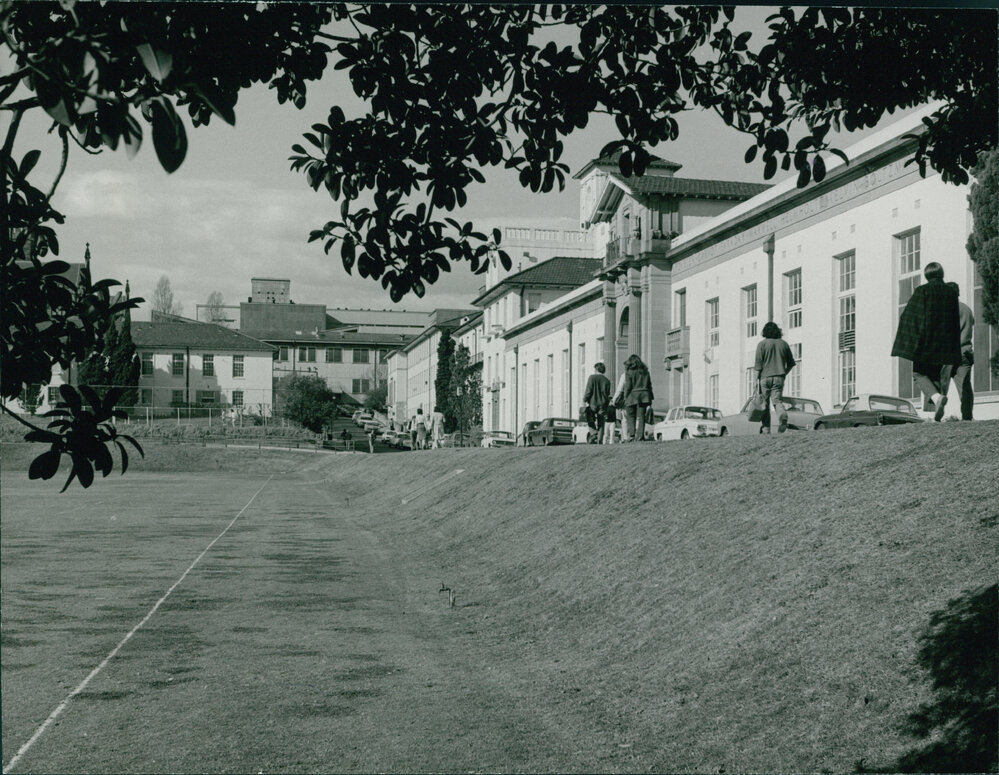 Physics Building Fronting the Hockey Field