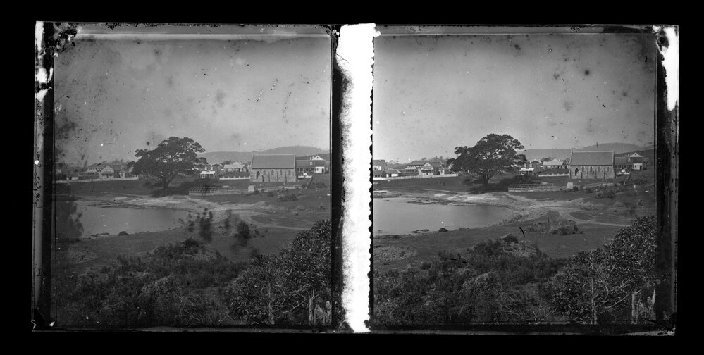 Bay at Kiama with Stone Church
