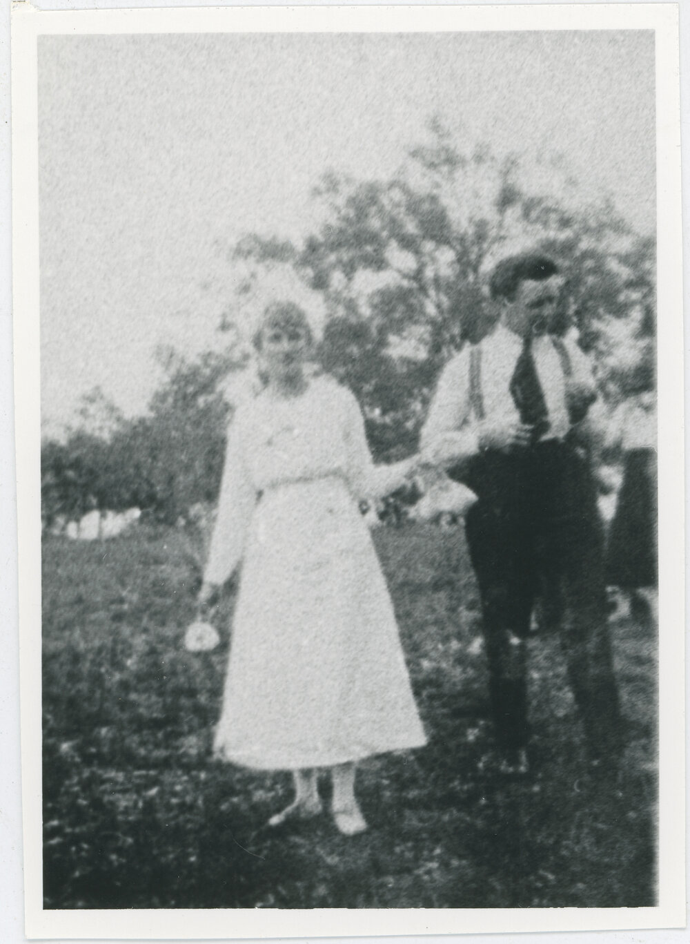 Phyllis Anderson and Moriarty, Sydney Teachers College (STC) Camp at Cowan