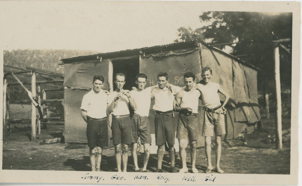 Sydney Teachers College Camp March 1927