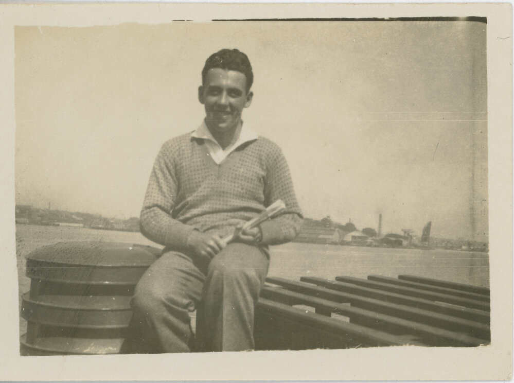 Neil Halloran at Sydney Teachers College Camp March 1927
