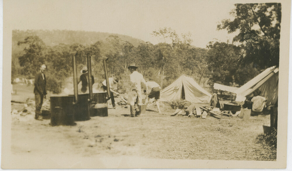 The Cooks at Sydney Teachers College Camp
