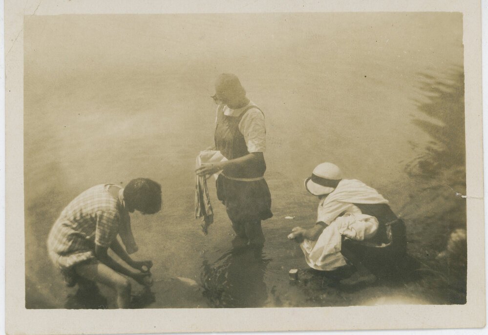 Washing at Camp