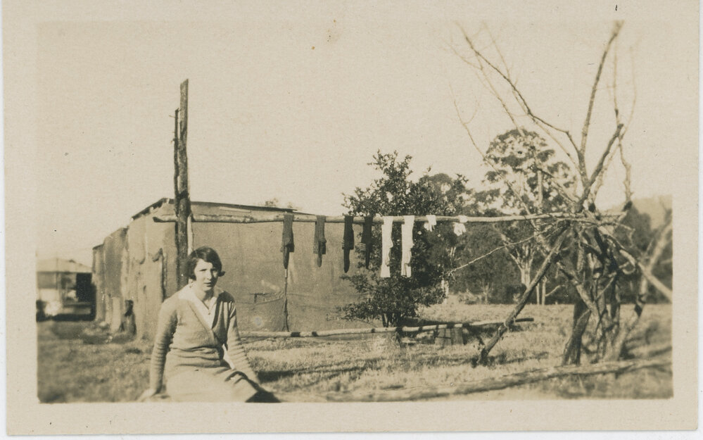 Sylvia Knight at Castlereagh Camp