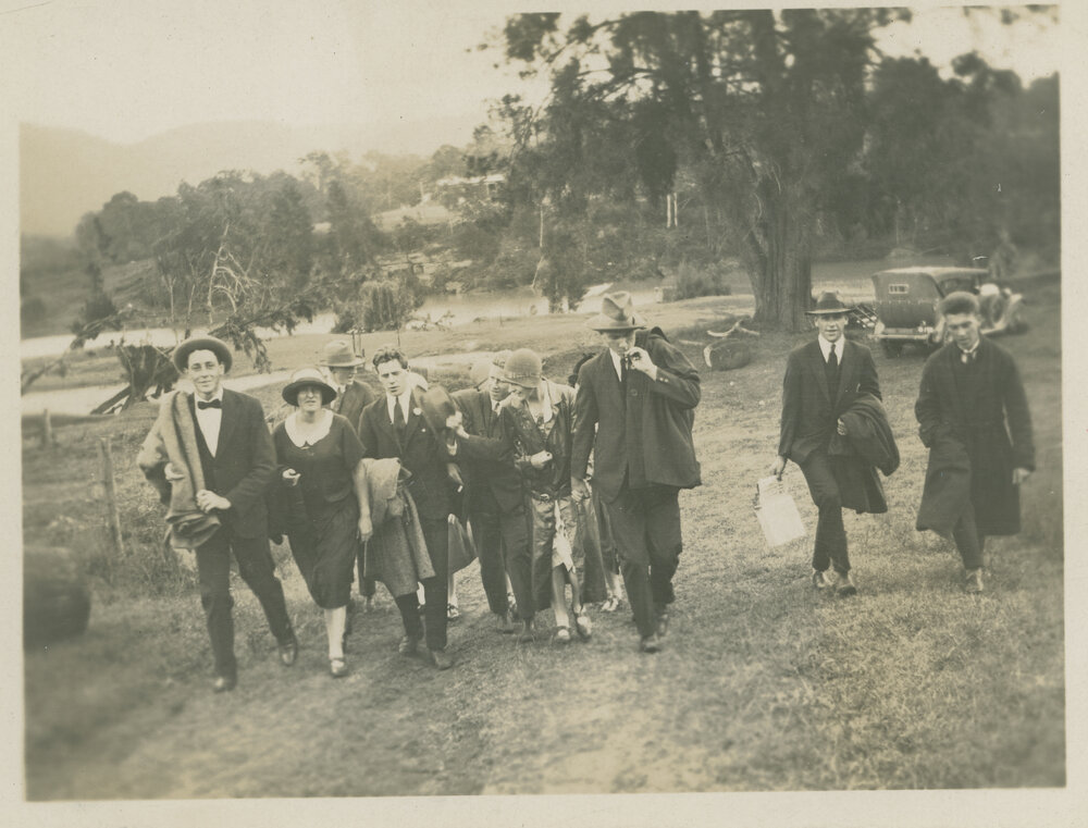 Students from Sydney Teachers College at Castlereagh Camp