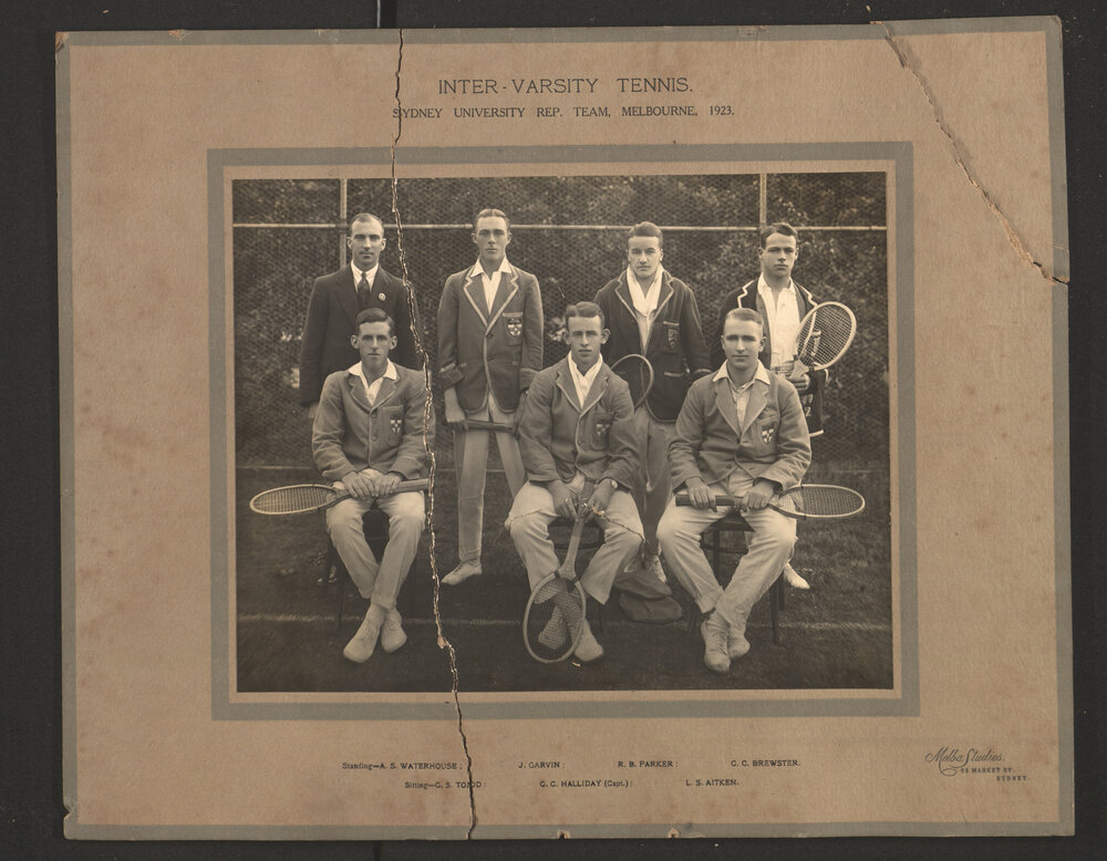 Inter-Varsity Tennis, Sydney University Rep Team, Melbourne