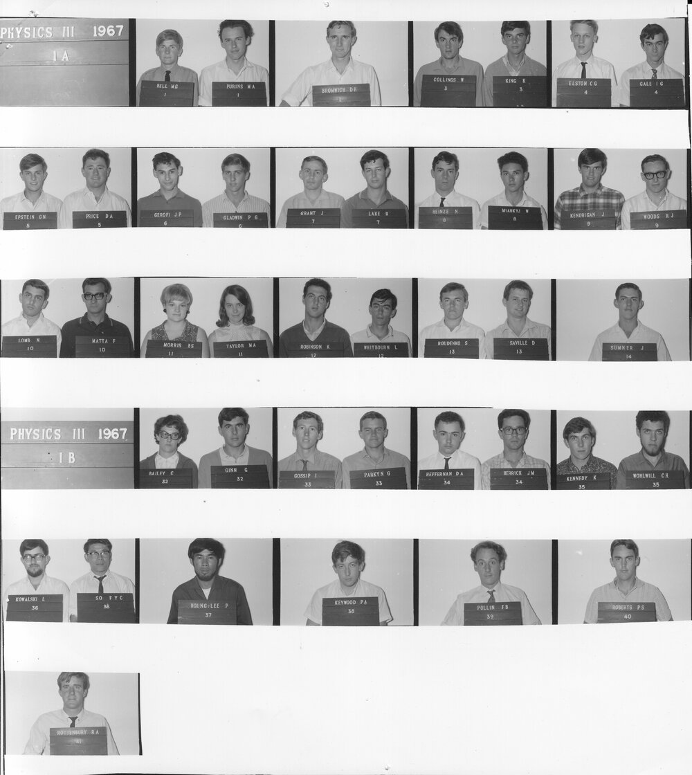 1967 Semester 1 Physics III
