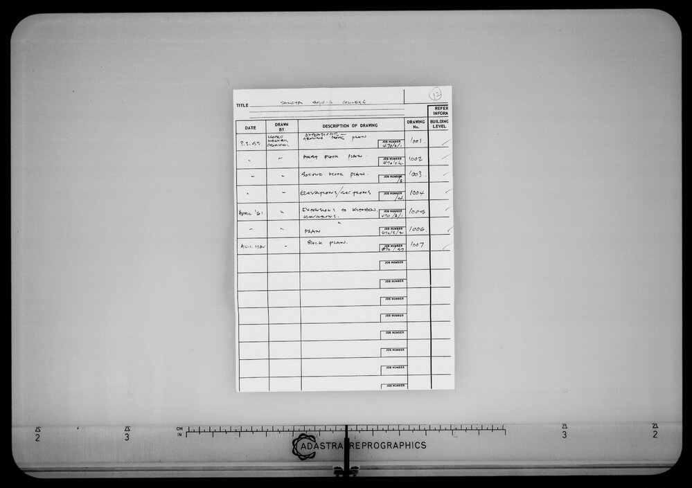 Sancta Sophia College - Microfilm Roll F340