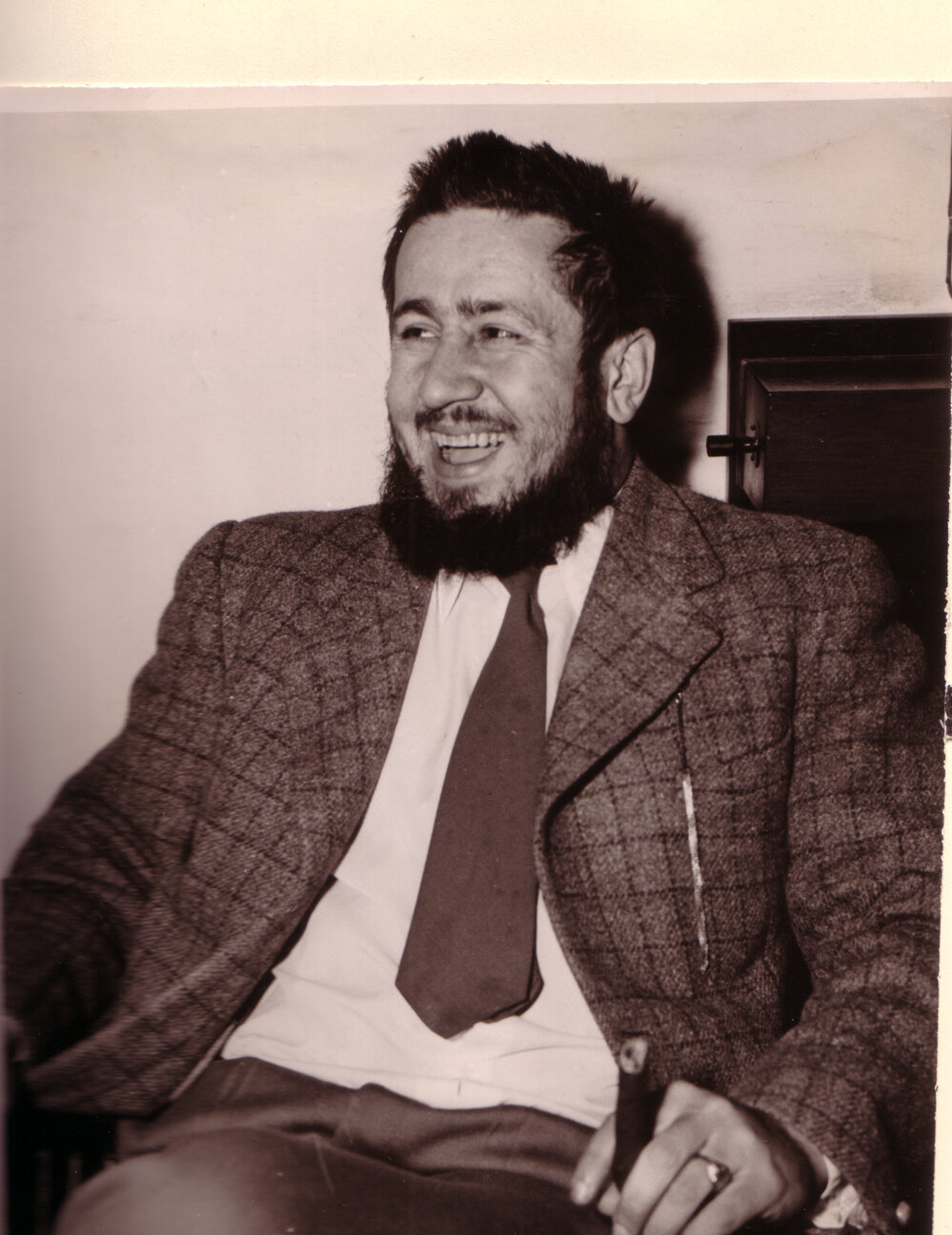 Professor Harry Messel Early in His Campaigning for the School of Physics