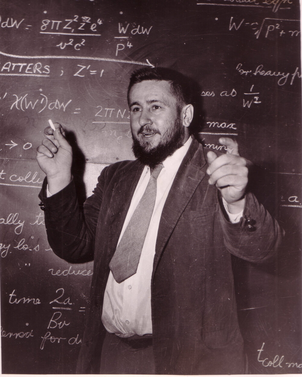 Professor Harry Messel Lecturing at the Nuclear Research Foundation's Inaugural Meeting