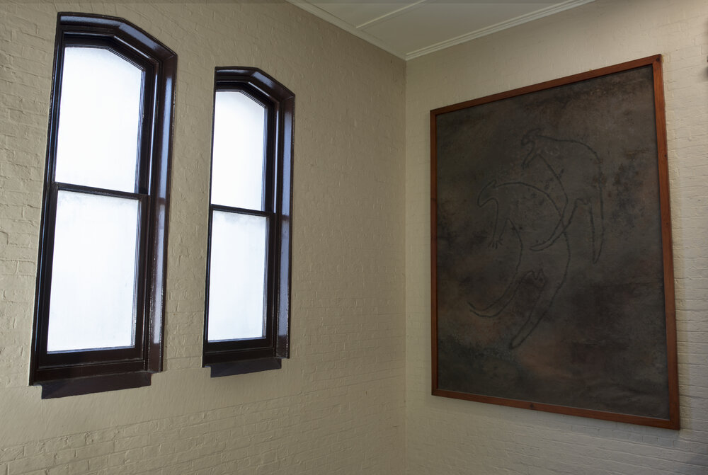 Cast of Rock Engraving, Macleay Museum Western Foyer