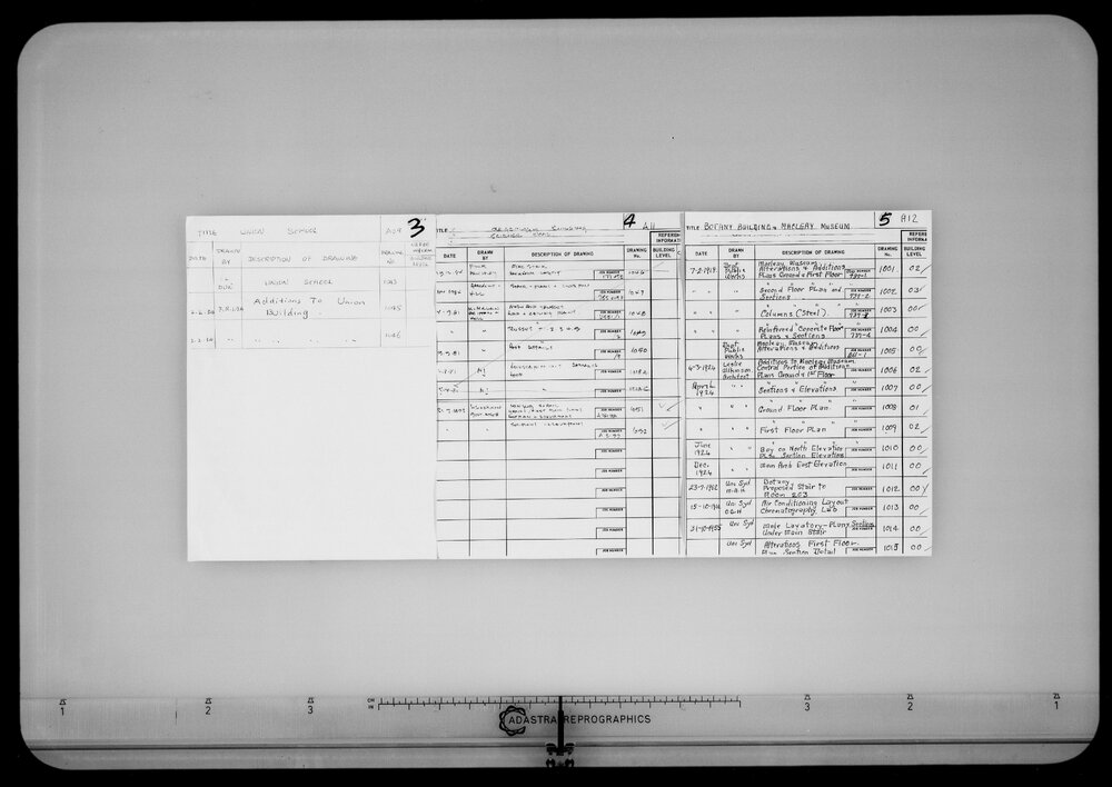 Botany Building - Macleay Museum - Microfilm Roll F341