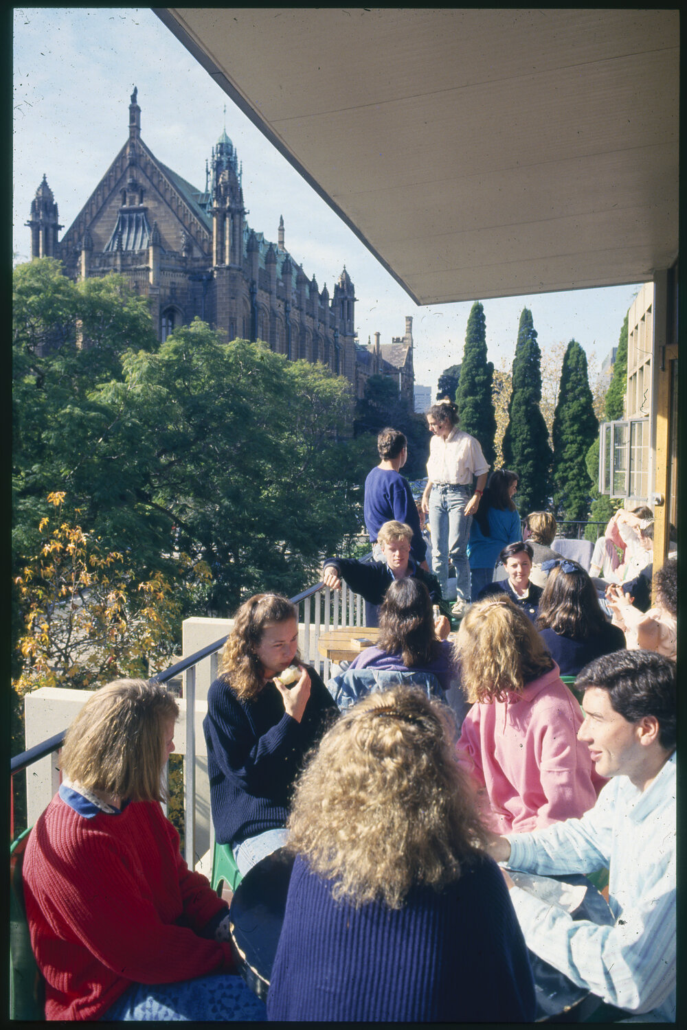 Students Relaxing in Student Union