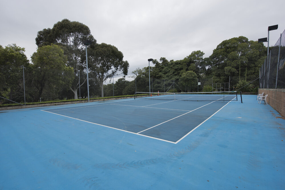 Tennis Courts on the Chau Chak Wing Museum Site