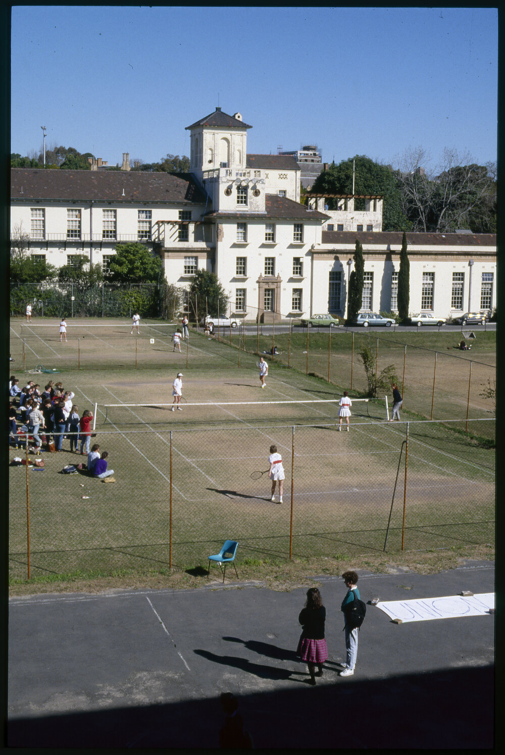 Tennis Courts Between Manning House and Old Teachers' College