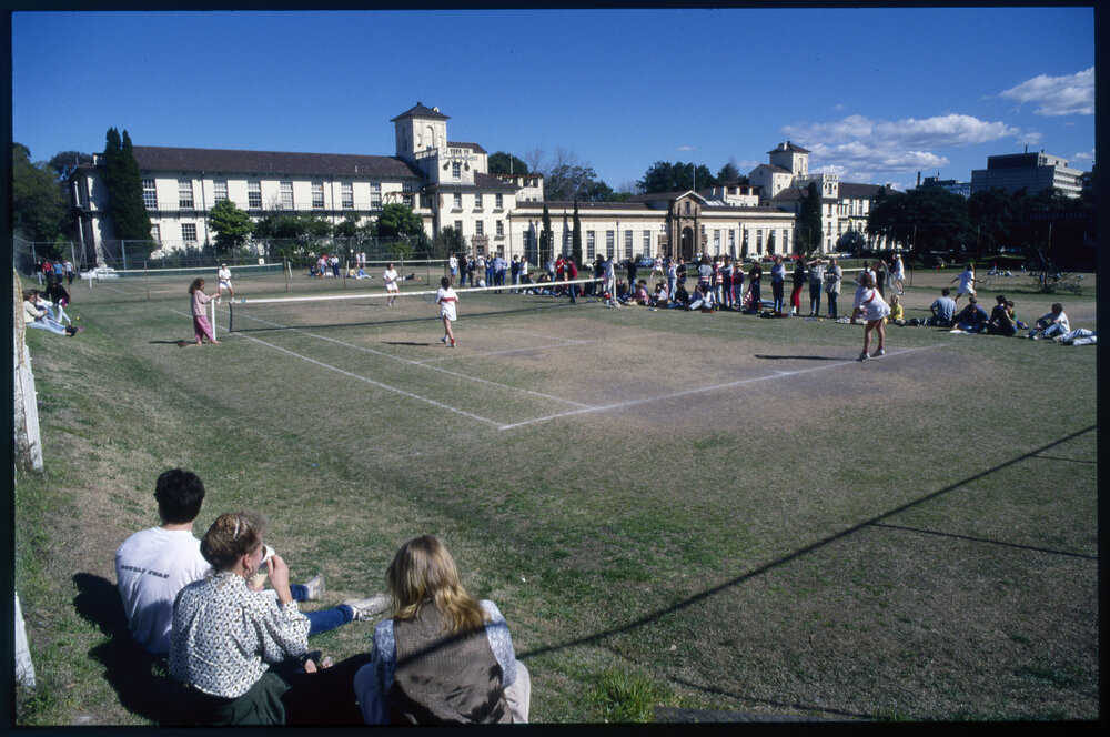 Tennis Courts Between Manning House and Old Teachers' College