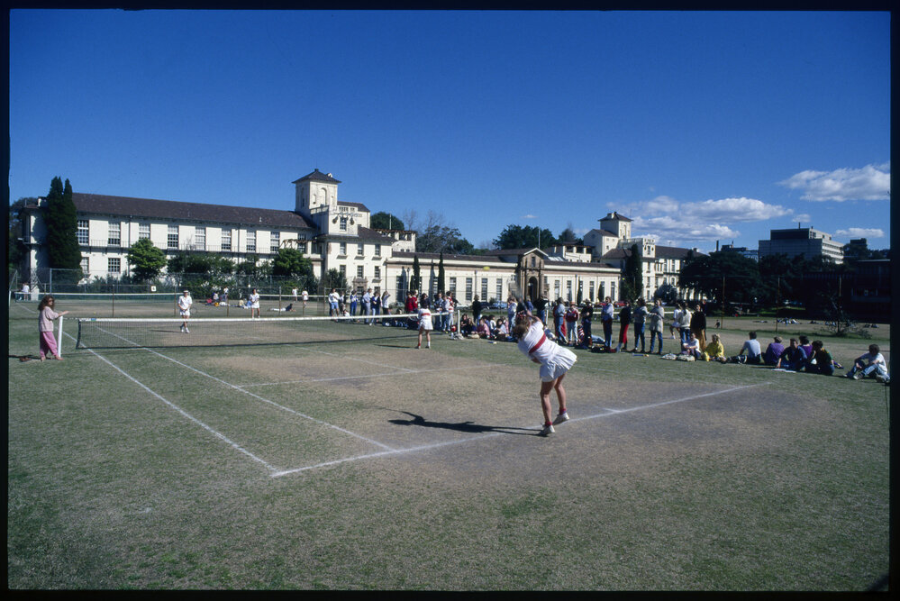 Tennis Courts Between Manning House and Old Teachers' College