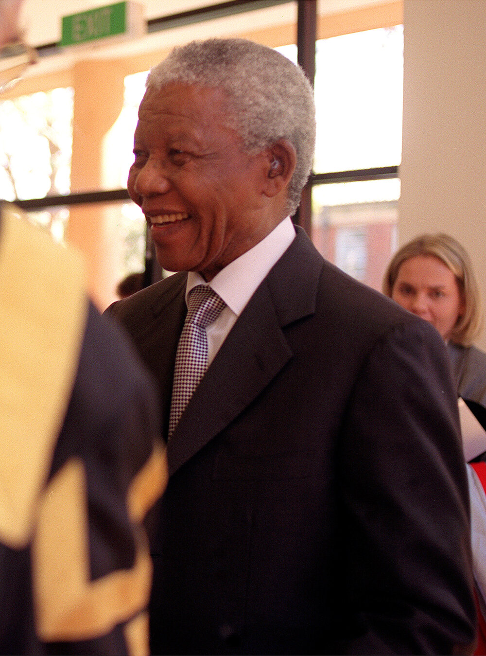 Nelson Mandela at His Honorary Doctorate (Doctor of Laws) Ceremony
