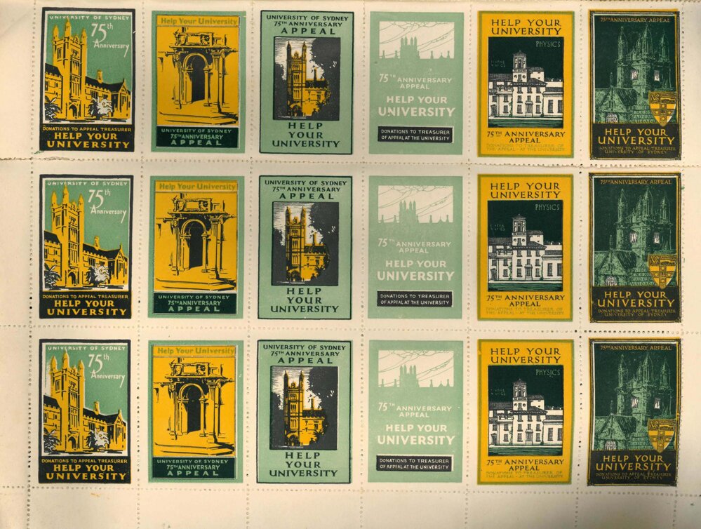 Help Your University - 75th Anniversary Appeal Fundraising Stamps