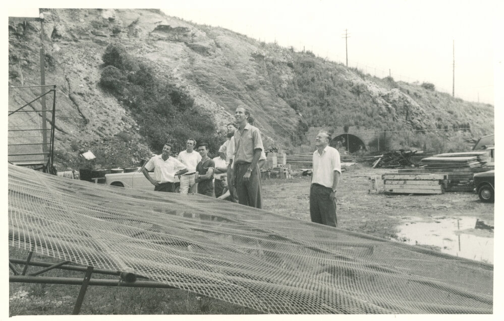 Tests on the Mills Cross Radio Telescope Prototype at St Leonard's Brick Pit