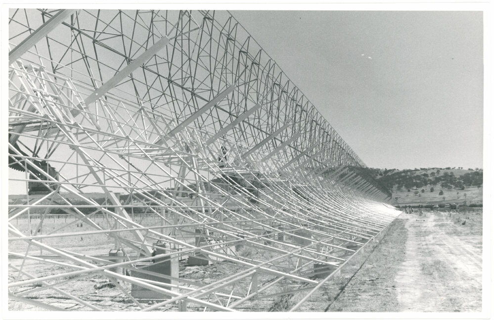 Mills Cross Radio Telescope Construction