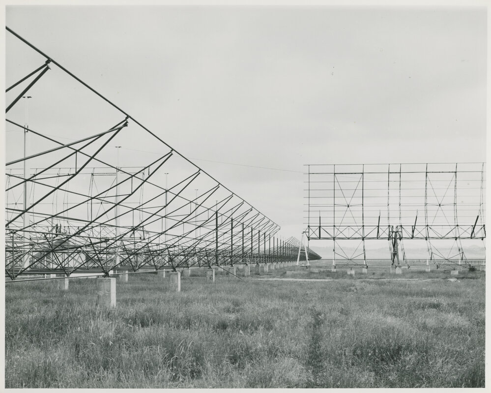 Mills Cross Radio Telescope Construction