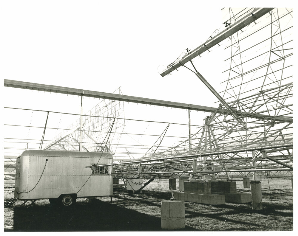Mills Cross Radio Telescope Construction