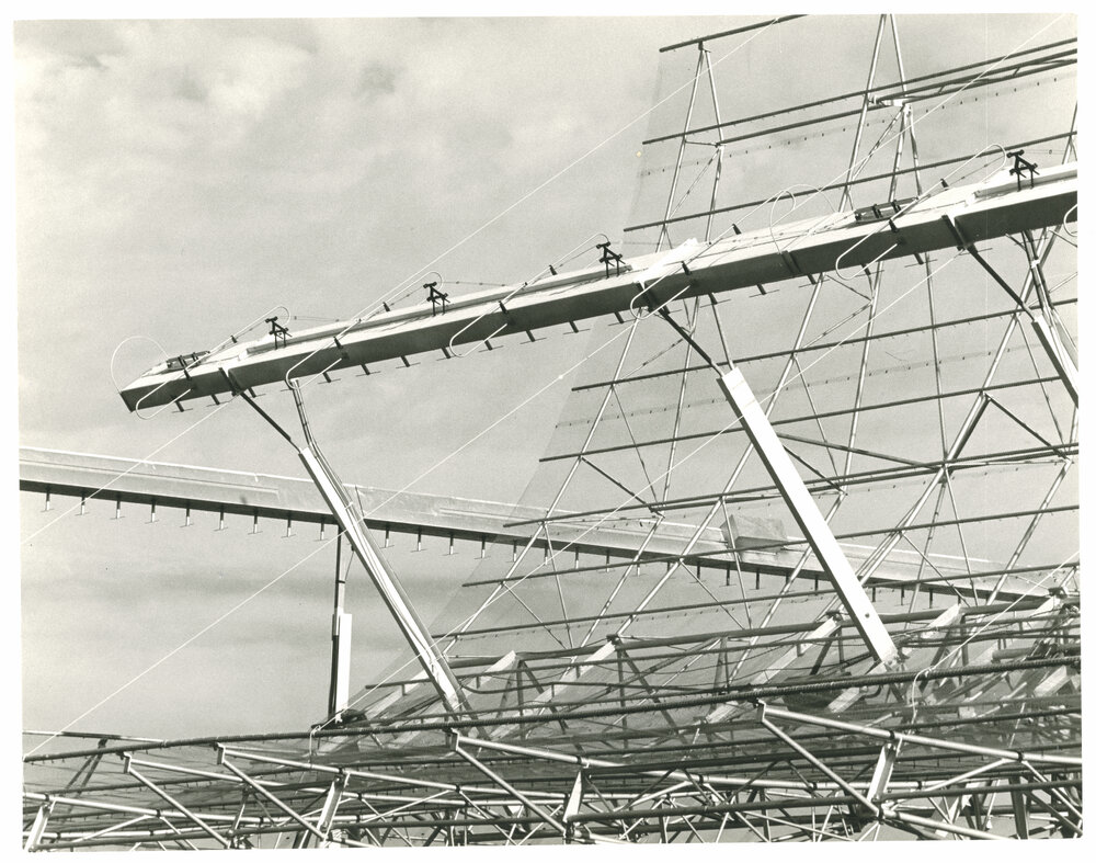 Mills Cross Radio Telescope Construction