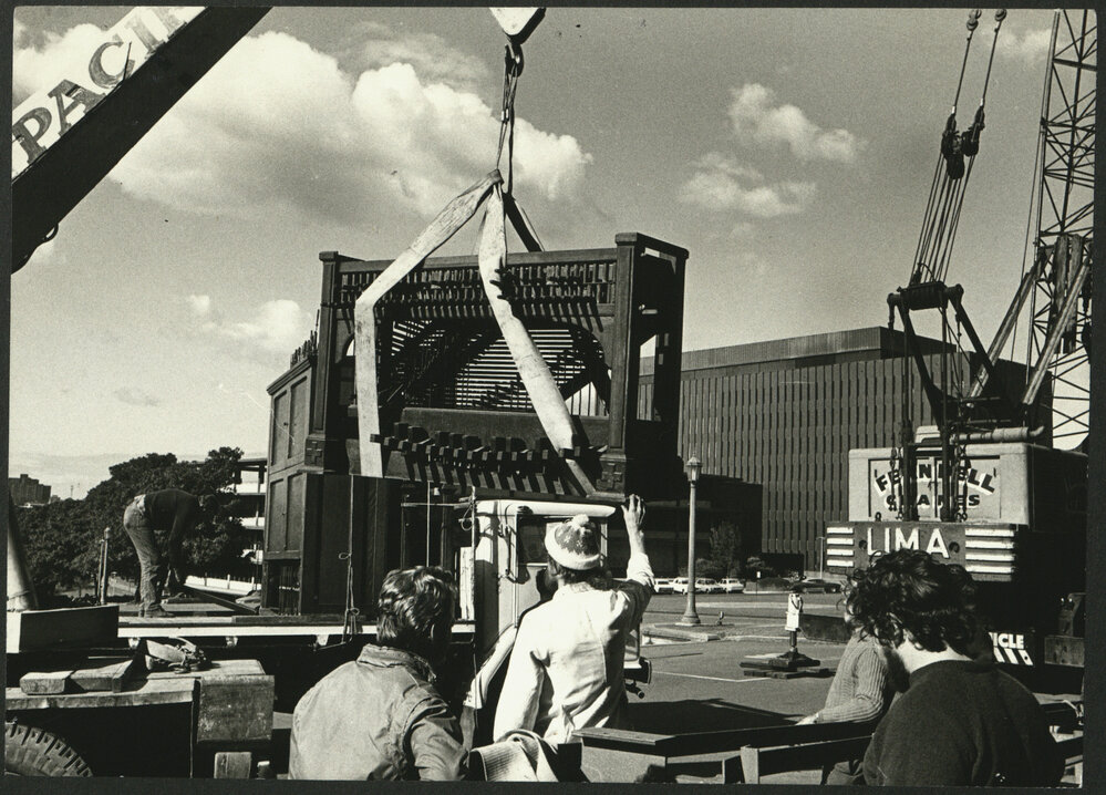 Delivery and Installation of Rebuilt Carillon Bells